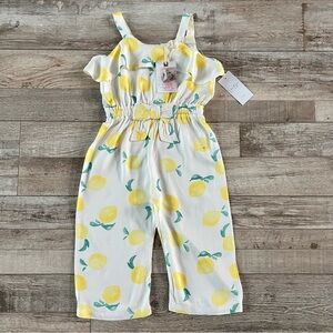 NWT Jessica Simpson Toddlers Lemon Romper Size 3T